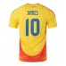 Maillot de foot Colombie James Rodriguez #10 Domicile vêtements Copa America 2024 Manches Courtes